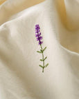 Lavender Embroidered Napkin