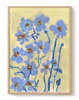 Blooming In Blue / 30 x 40 cm
