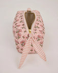 Ditsy Floral Blush Organic Cotton Toiletry Bag / Small