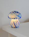 Mushroom Portable LED Lamp / mint, cobalt, pink
