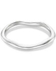 Polished Hammered Bangle / 18K Gold or 925 Silver Plated