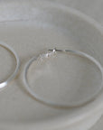 Halo Large Statement Hoop Earrings / Gold or Silver