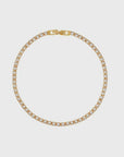 Pearl Tennis Bracelet / 18K Gold Plated