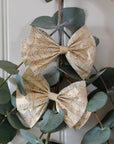 Paper Bow Mara / Cream and Gold
