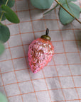Peony Glass Ornament / Pink