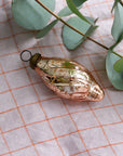Peony Glass Ornament / Rose