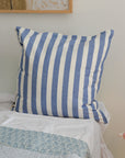 Roma Cushion / Blue Stripe