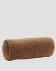 Velvet Bolster Cushion / Burnt Orange