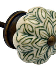 Ceramic Knob / Olive Green