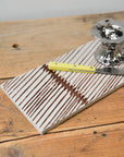 Ceramic Serving Board / Brown Stripe