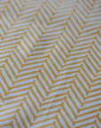 Chevron Print Cotton Napkin / Apricot
