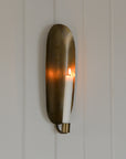 Brass Wall Mounted Candle Holder