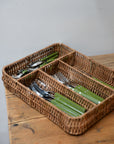Rattan Cutlery Tray