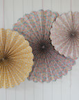 Meri Meri x Liberty Pinwheel Decorations / Set of 3