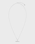 Chunky T-Bar Mid Length Chain Necklace / 925 Silver Plated