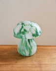 Mushroom Portable LED Lamp / Green & White
