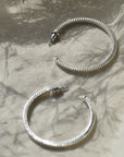 Lidia Recycled Hoops / Gold and Silver