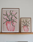Red Stripe Vase Camilla Bergqqvist / Sizes
