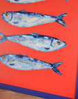 Sardines Berry Red by Alice Straker