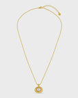 Statement Molten Pearl Necklace / 18k Gold Plated