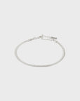 Joanna Flat Snake Chain Bracelet in Gold or Silver