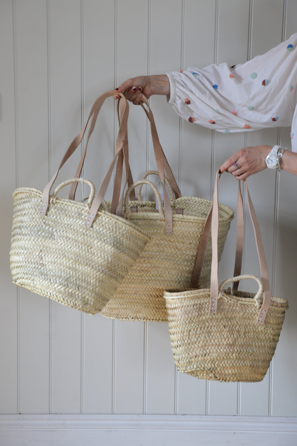 Palm Leaf Baskets for Summer Styling