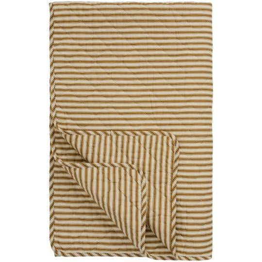 Sand Quilt / Ochre Green Stripes