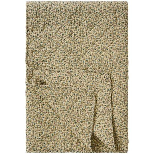Cream with Blue Flowers Quilt