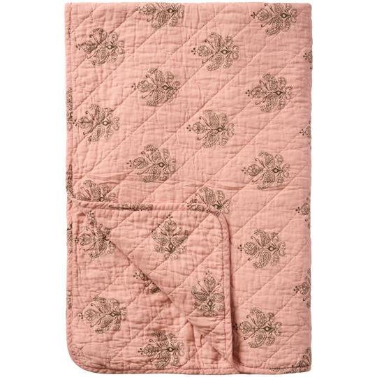 Pink Block Print Quilt