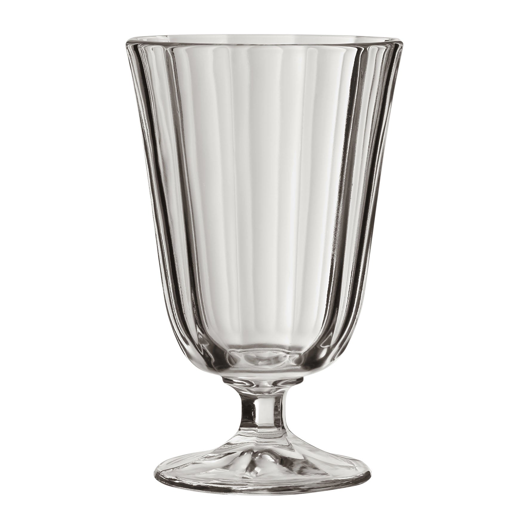 Ana Faceted Stemmed Water Glass