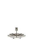 Cheryl Chrome Candle Holder /  Short