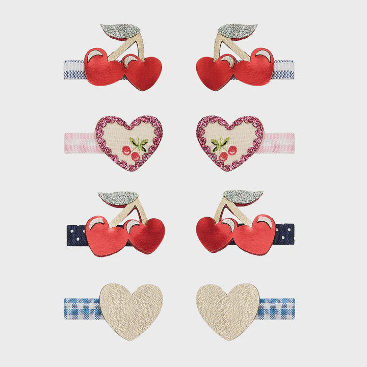 Red cherries Mini Clips