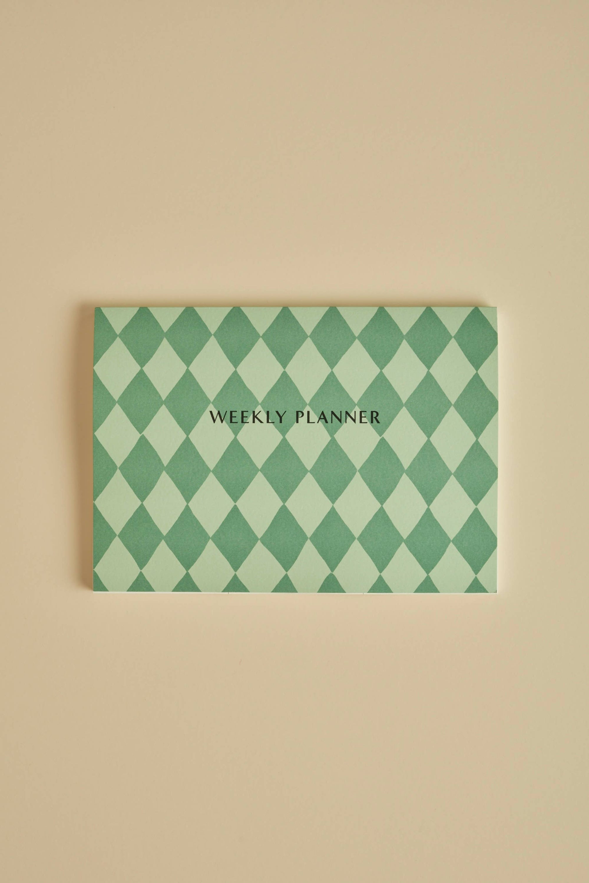 Weekly Desk Planner - Harlequin Green