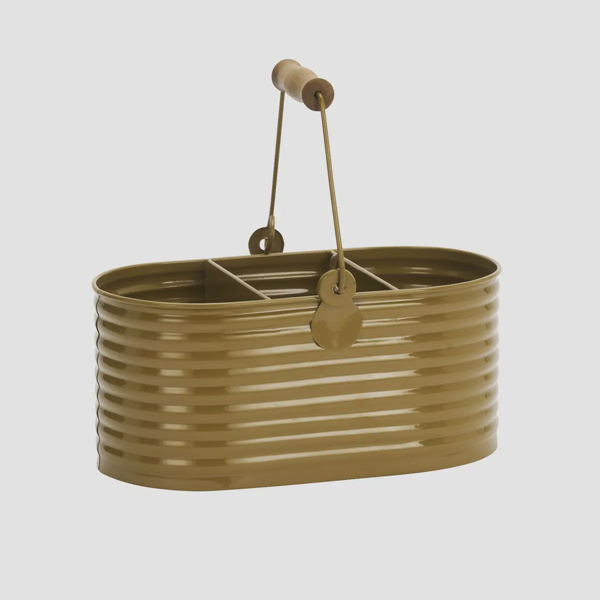 Oval Utensil Holder / Brown