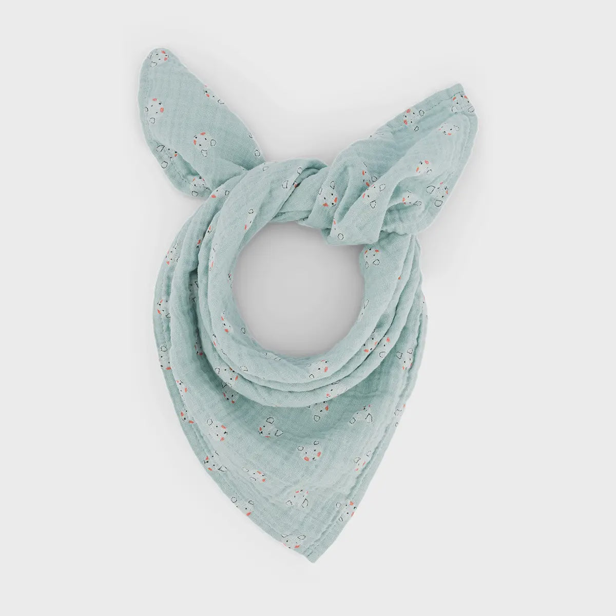 Muslin Swaddle / Blue Teddy