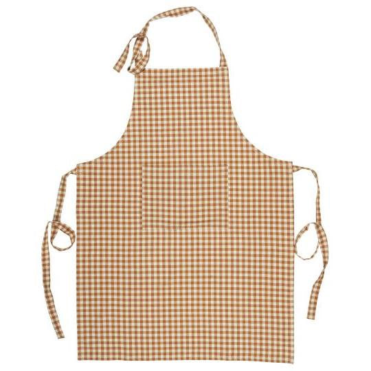 Luca Apron / Brown Gingham