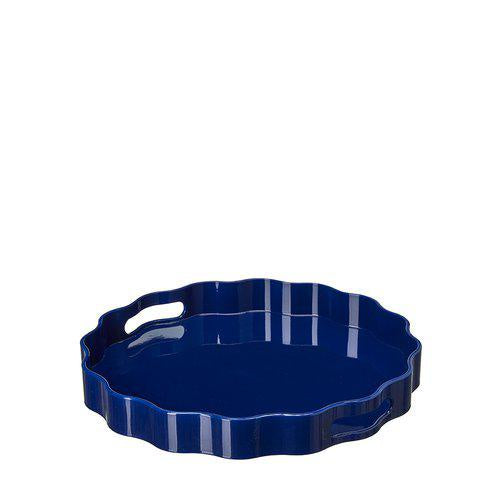 Yen Scallop Tray / Dark Blue