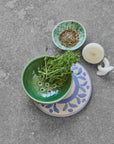 Ceramic Green Strainer