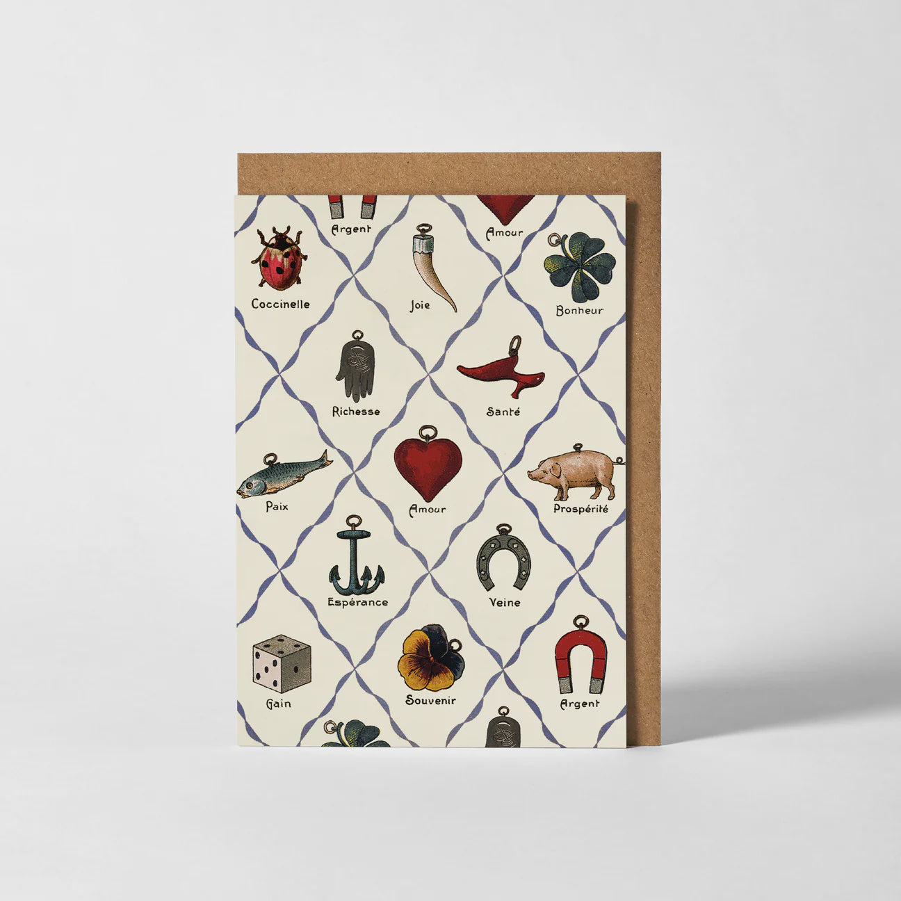 Vinatge Charms Card