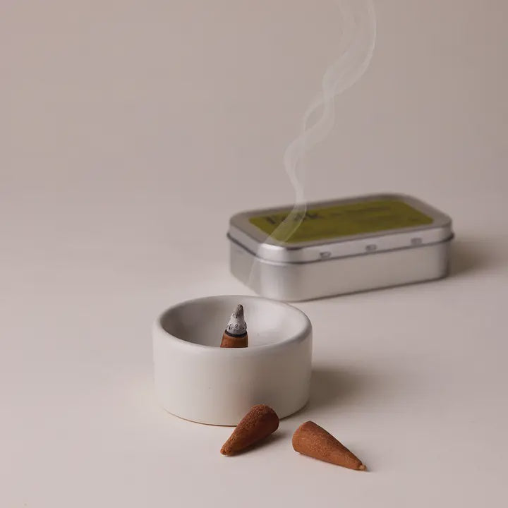 Stoneware Incense Burner Holder