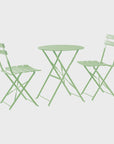 Bistro Table and Chairs Set / Sage Green