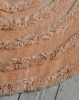 HKliving Round Woolen Rug/Pink