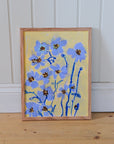 Blooming In Blue / 30 x 40 cm
