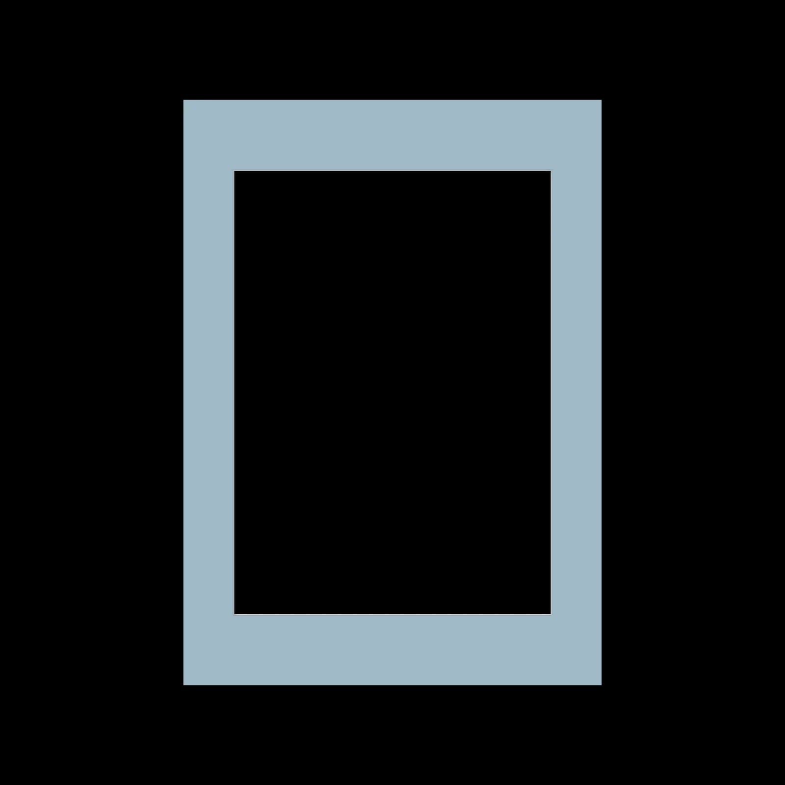 Sky Blue Picture Mount / 30 x 40