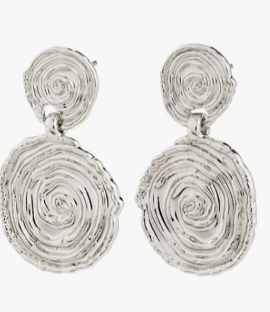 AIR coin earrings silver-plated