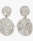 AIR coin earrings silver-plated