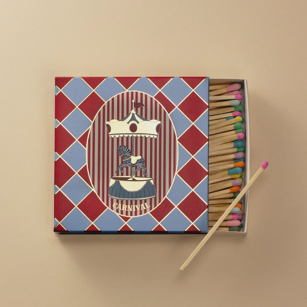 Luxury Square Carnival Zebra Matches