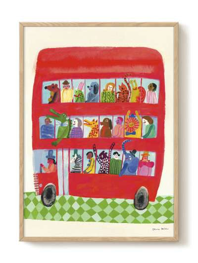 Bus by Olivia Holden 30 x 40 cm