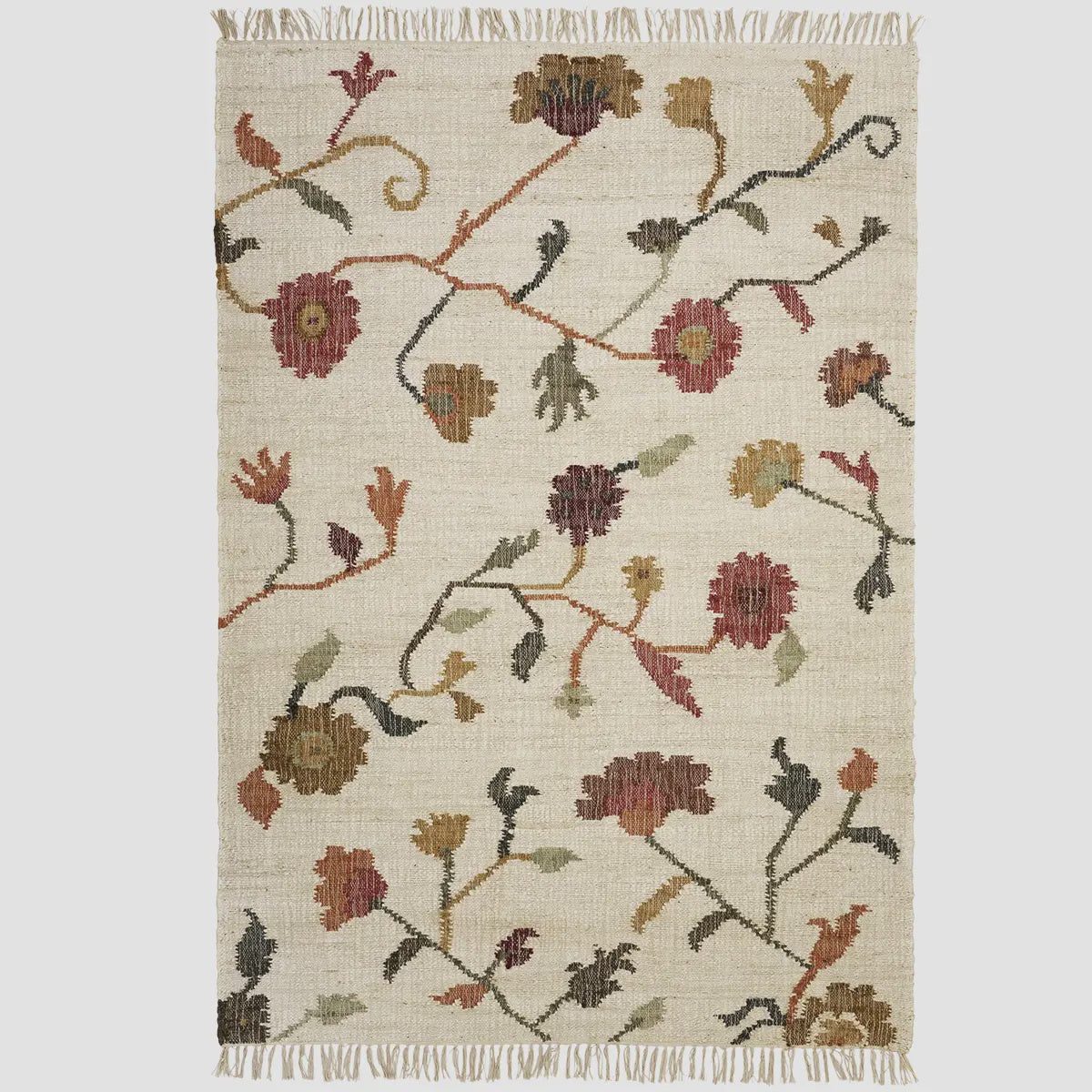 Floral Jute Rug