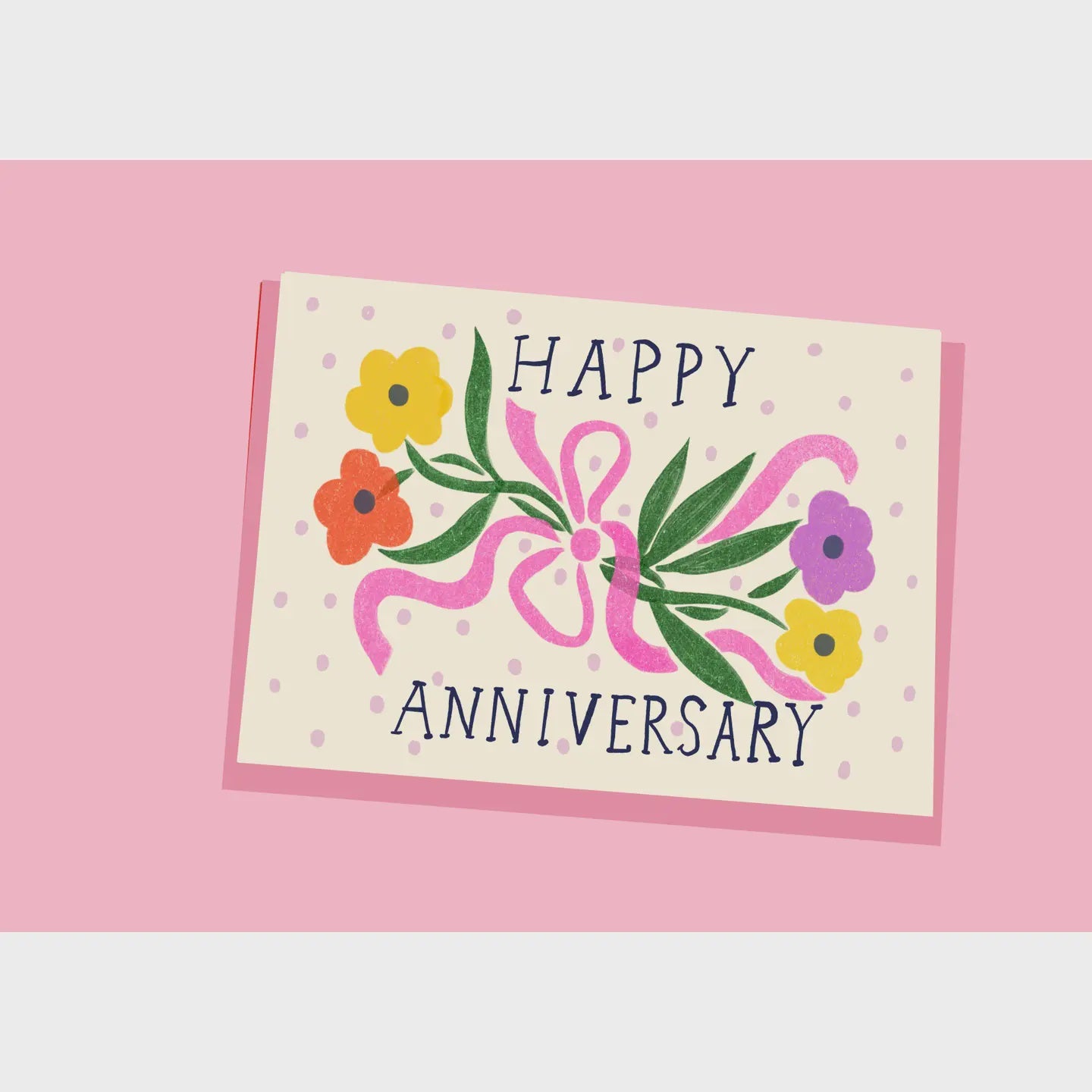 Anniversary Posy Greeting Card
